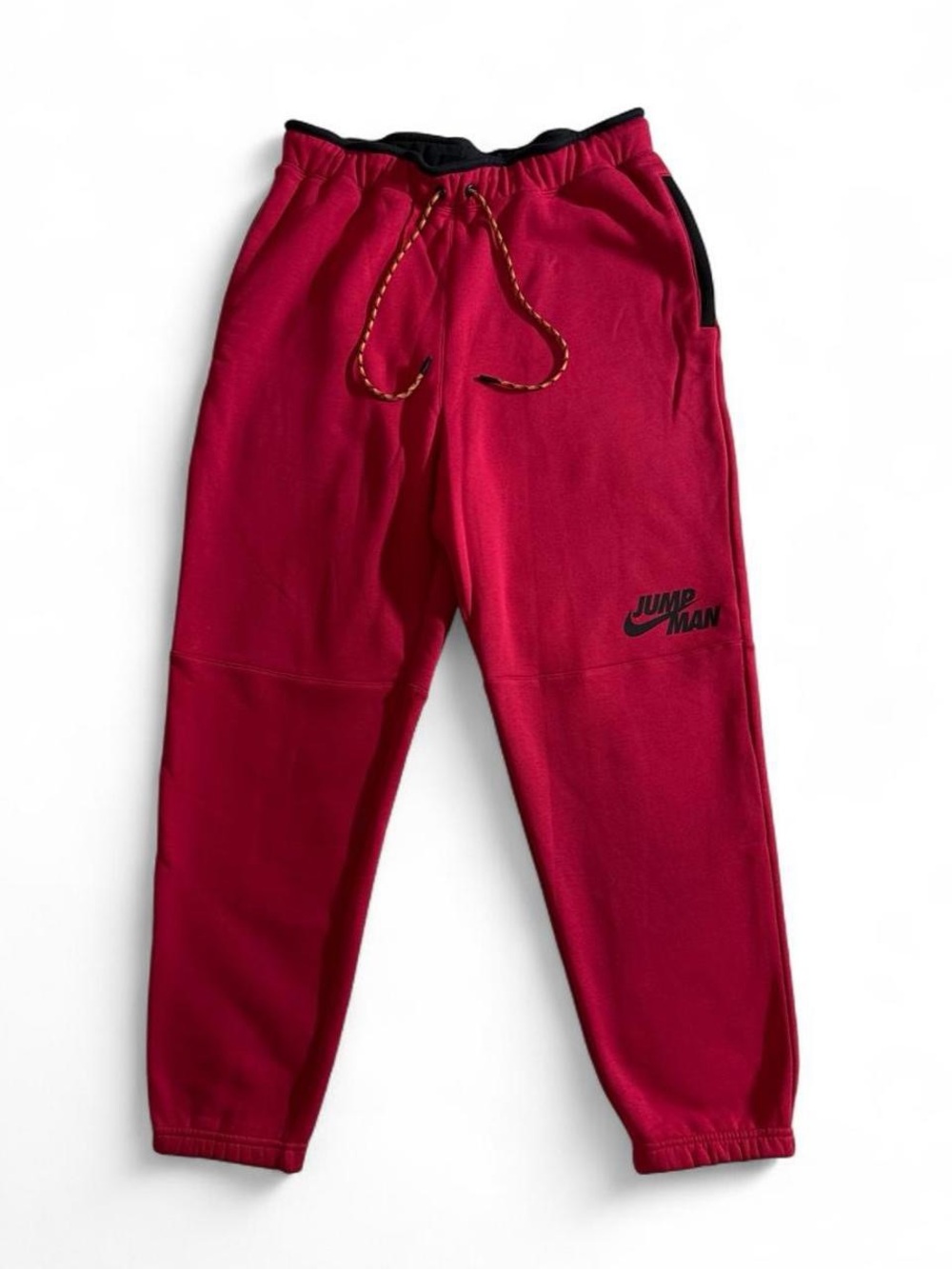 Jordan Jumpman Fleece Joggers Red Black Men’s L